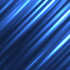 Blue abstract background with diagonal lights for design concepts, wallpapers, presentations, web, prints. Vector illustration.
