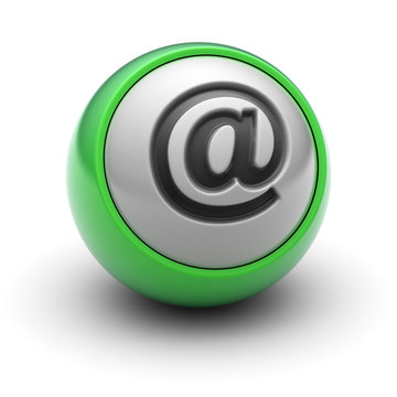 E-mail Icon on the Ball.