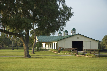 Horse barn, Ocala Florida © Mark J. Barrett