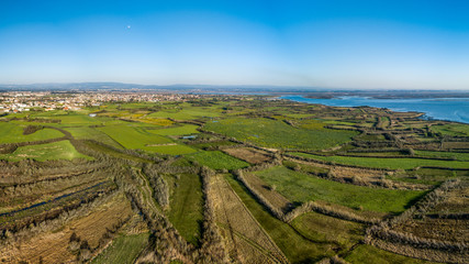 Fototapeta na wymiar Aerial View of Ribeira de Pardelhas