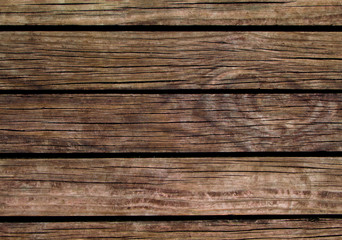 Old wood background. Natural wood texture with horizontal lines
