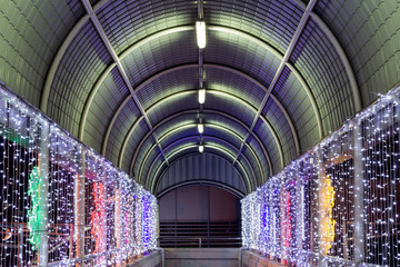 The bridge across the road