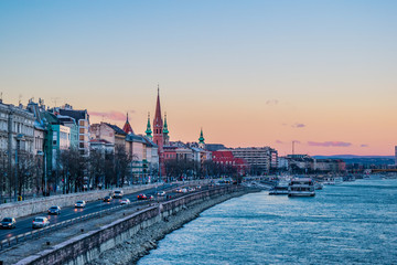 Obraz premium Budapest Sunset
