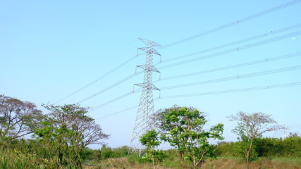 Obraz premium high voltage pole