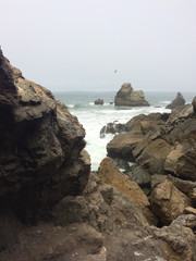 Northern California Rocky beach