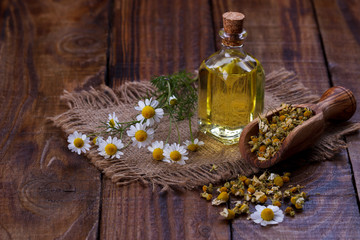 Camomile oil aromatherapy