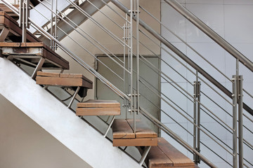 Stair of outdoor Emergency Exit in workplace