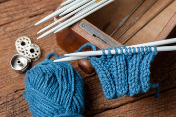 knitting and crochet
