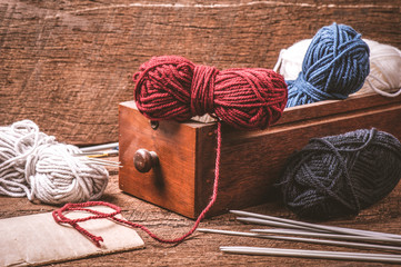 knitting and crochet