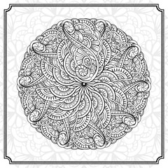 Abstract round design element