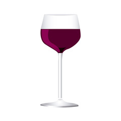 purple with inside the glass icon, vector illustraction design