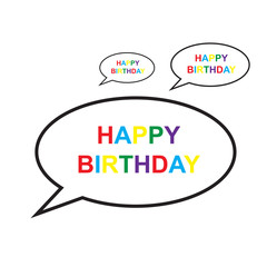 birthday balloon text