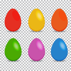 easter eggs set