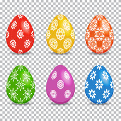 easter eggs set