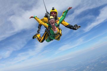 tandem skydiving