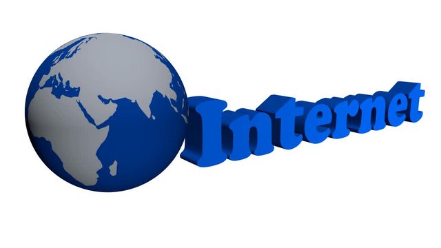 internet network and earth rotation, several background