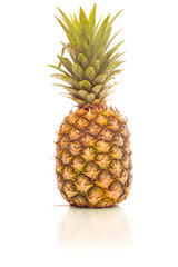 Fototapeta premium Pineapple On White