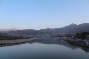 The Machu River in Xunhua Qinghai China Asia