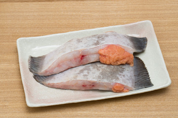 カレイの切り身