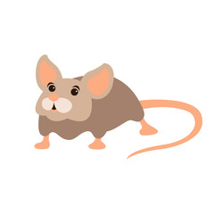 Mouse vector illustration style Flat