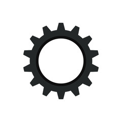 Gear machinery piece icon vector illustration graphic design