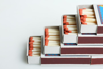 Box with matches