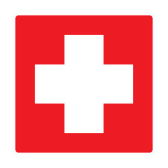 first aid icon isolated vector