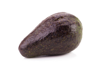 Fruits of avocado isolated on white background