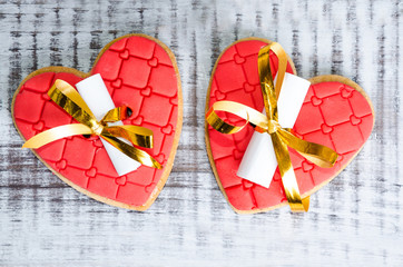 gentle romantic valentine fortune cookies