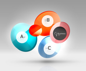 Circle banner template