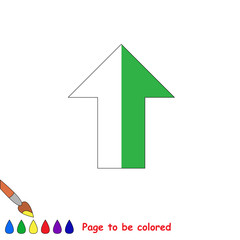 Kid game to be colored by example half.