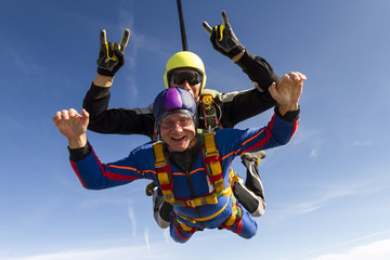 Skydiving photo. Tandem.