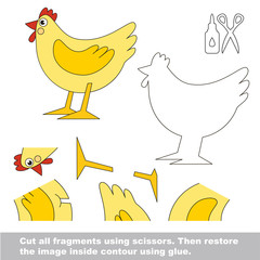 Paper kid game. Easy application for kids.