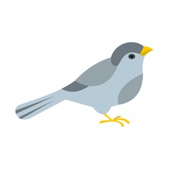 Bird icon, flat style