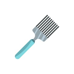 Kitchen spatula icon, flat style