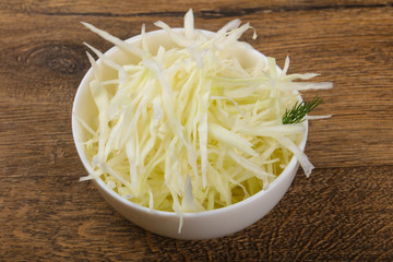 Shredded cabbage