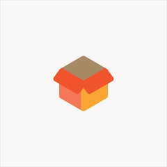 package icon flat design