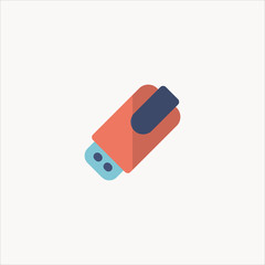 pendrive icon flat design