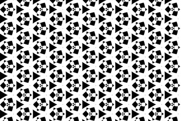 Abstract black and white pattern design for background