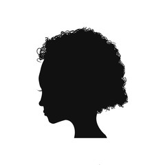 Woman head silhouette icon vector illustration graphic design