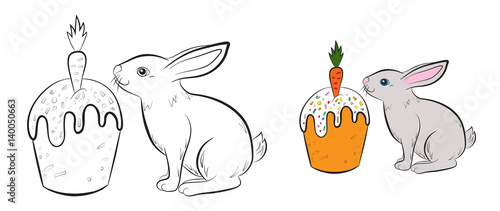 98 Carrot Cake Coloring Pages  Images