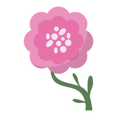 peony flower decoration image vector illustration eps 10