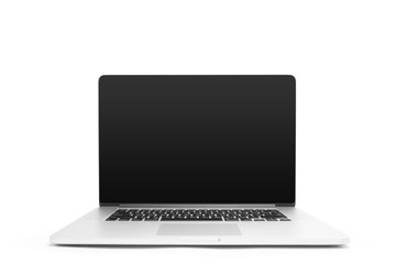 laptop isolated on white background