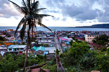 View over the bay of Baracoa, Ccuba