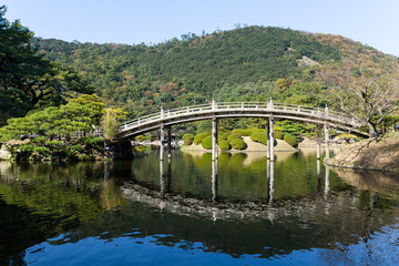 Japanese beautiful Ritsurin park