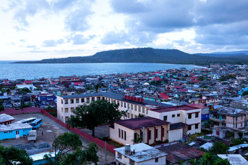 View over the bay of Baracoa, Ccuba