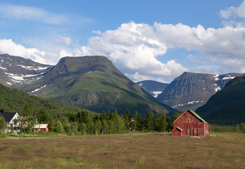 Obraz premium Beautiful landscape of Norway, Scandinavia