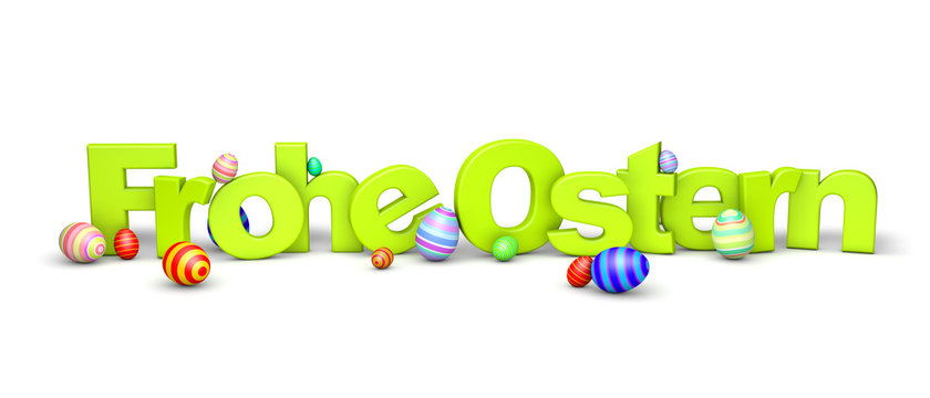 Frohe Ostern / 3d