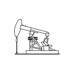 Fototapeta na wymiar Petroleum pump machinery vector illustration graphic design