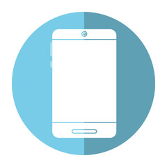 smartphone technology trendy shadow vector illustration eps 10